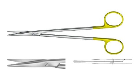TC МЕТЦЕНБАУМ НОЖИЦІ ДЕЛ. ПРЯМ. 180MM